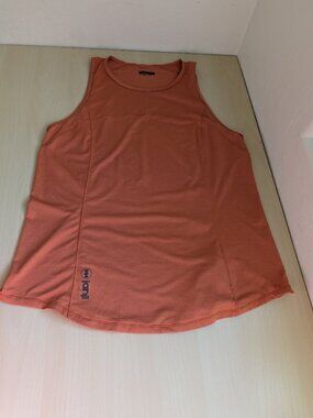 Janji Run All Day Tank Orange Women’s Small Athletic Running Sleeveless Top